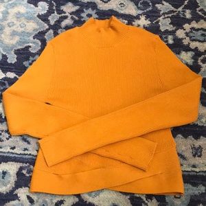 Orange turtleneck sweater from forever 21